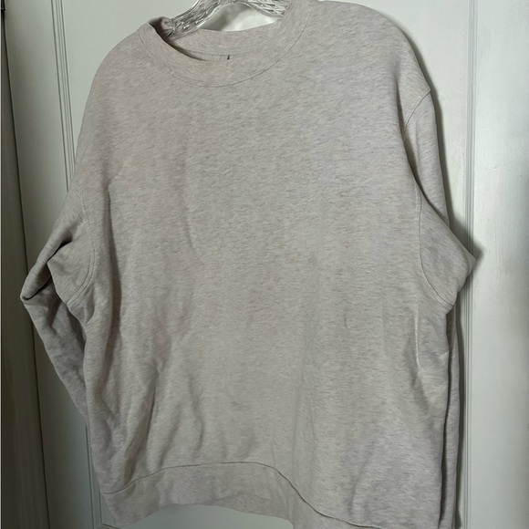 lululemon athletica Cream Crewneck Sweater - Picture 1 of 3